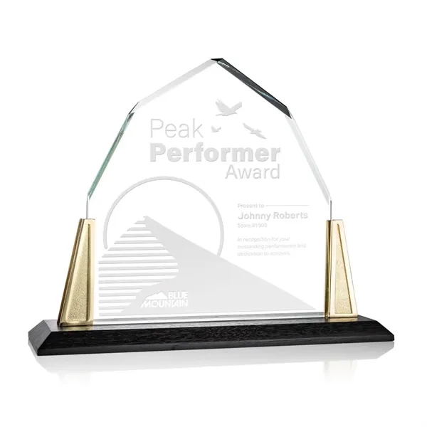 Starfire award complete with gold angle post on a black base.... from ASI 84592 St Regis Group / St Regis