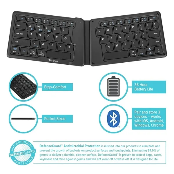 With our wireless folding keyboard, you get a lightweight, pocket-sized device... from ASI 61005 Hirsch Gift Inc