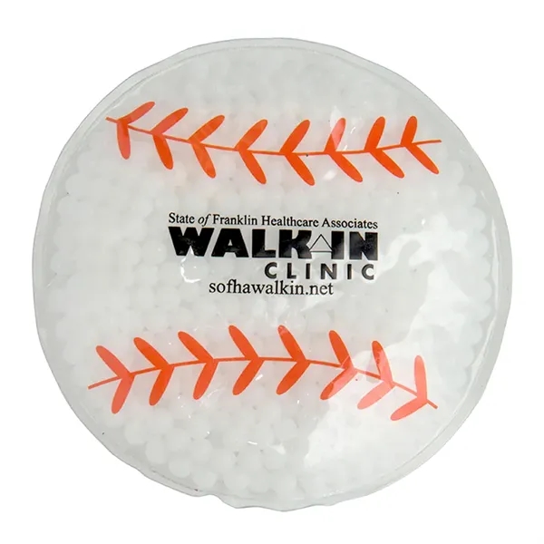 Baseball shaped gel bead packs for hot and cold therapy.... from ASI 34415 Alpi International LTD