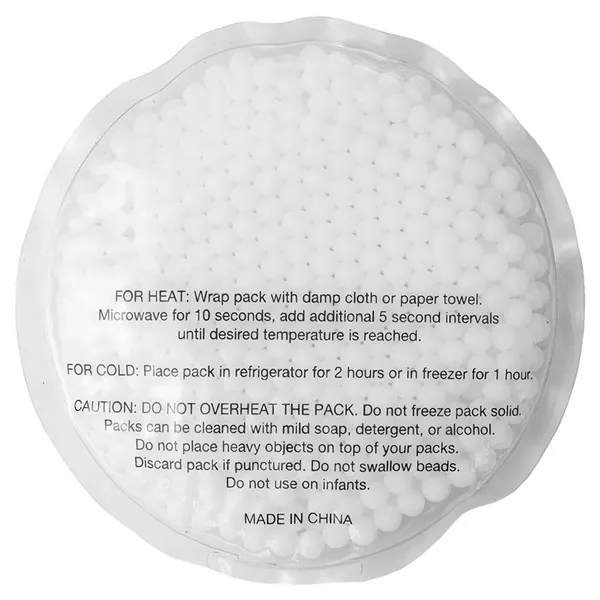 Round gel bead packs for hot and cold therapy.... from ASI 34415 Alpi International LTD