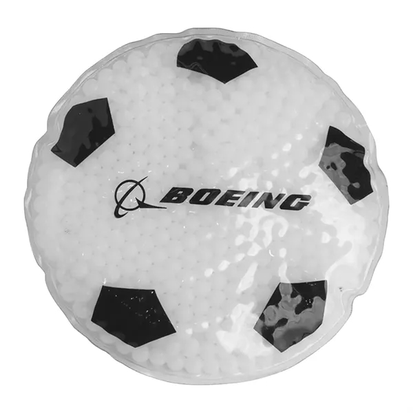 Soccer ball shaped gel bead packs for hot and cold therapy.... from ASI 34415 Alpi International LTD
