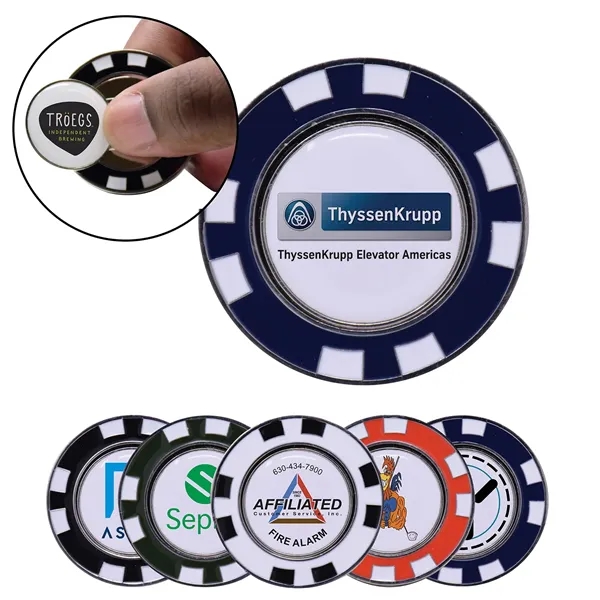 Gold golf kit featuring golf balls, ball markers, a bottle opener/divot... from ASI 38120 Ball Pro / Diversified Quality Kitchenware