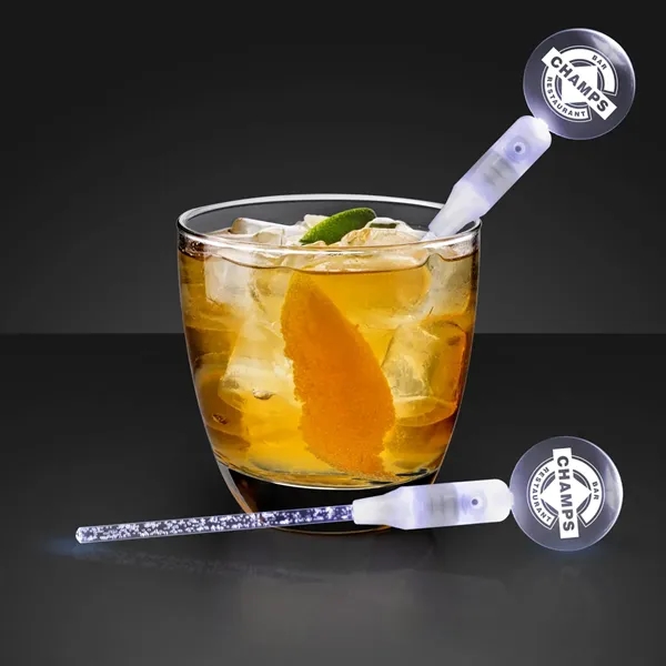 Blank or Imprinted. Deluxe Dual LED Cocktail Stirrer illuminates both the... from ASI 34194 ALightPromos / Alight Promotional Products