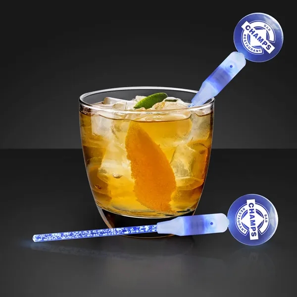Blank or Imprinted. Deluxe Dual LED Cocktail Stirrer illuminates both the... from ASI 34194 ALightPromos / Alight Promotional Products