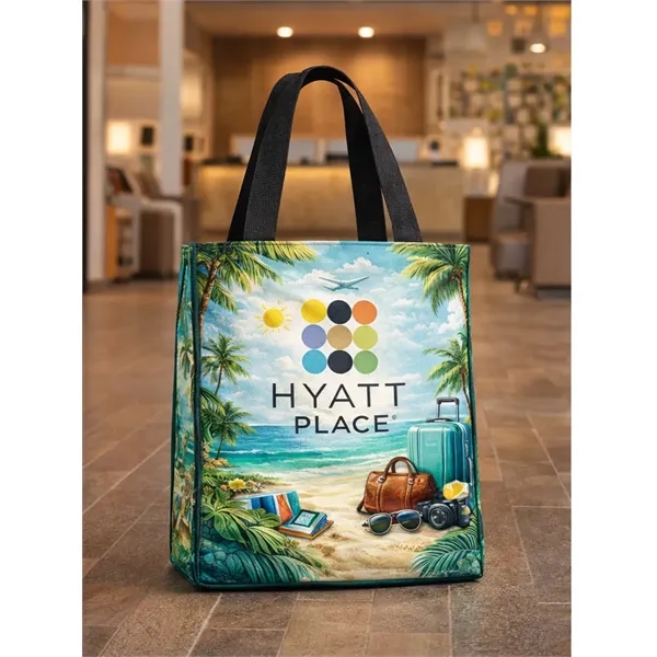 FULL COLOR LAMINATED NON WOVEN TOTE... from ASI 30112 ACE Products