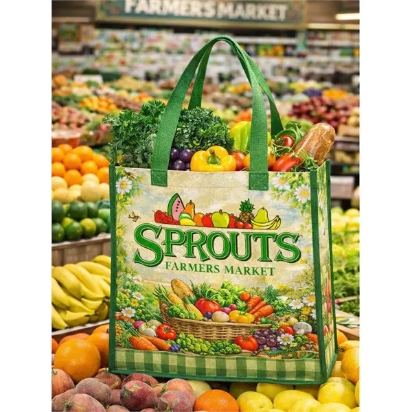 FULL COLOR LAMINATED NON WOVEN TOTE... from ASI 30112 ACE Products