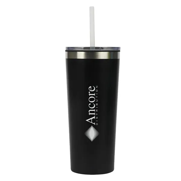Bergen 24 oz. Steel/100% Recycled PP Liner Travel Tumbler... from ASI 67866 Logomark/Valumark