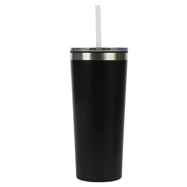Bergen 24 oz. Steel/100% Recycled PP Liner Travel Tumbler... from ASI 67866 Logomark/Valumark