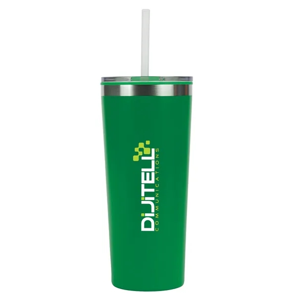 Bergen 24 oz. Steel/100% Recycled PP Liner Travel Tumbler... from ASI 67866 Logomark/Valumark