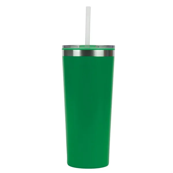Bergen 24 oz. Steel/100% Recycled PP Liner Travel Tumbler... from ASI 67866 Logomark/Valumark