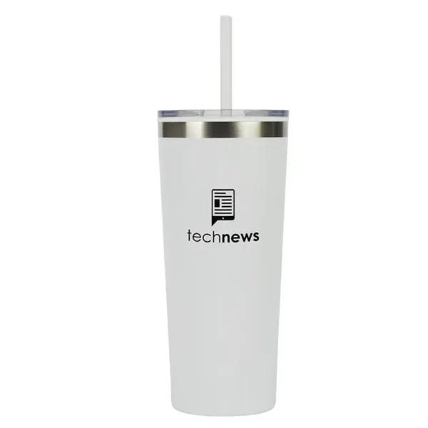 Bergen 24 oz. Steel/100% Recycled PP Liner Travel Tumbler... from ASI 67866 Logomark/Valumark