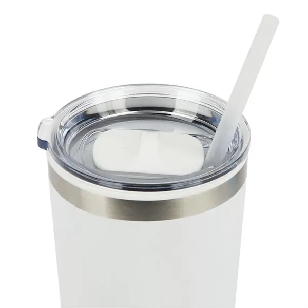 Bergen 24 oz. Steel/100% Recycled PP Liner Travel Tumbler... from ASI 67866 Logomark/Valumark