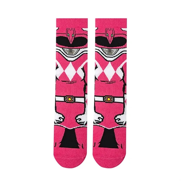 Cartoon character adult cotton socks plus full color heat transfer on... from ASI 37218 Athena Promo (tm)