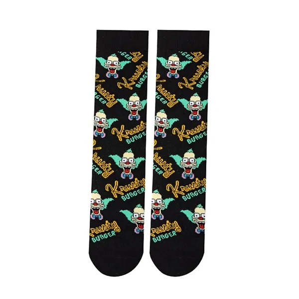 Cartoon character adult cotton socks plus full color heat transfer on... from ASI 37218 Athena Promo (tm)