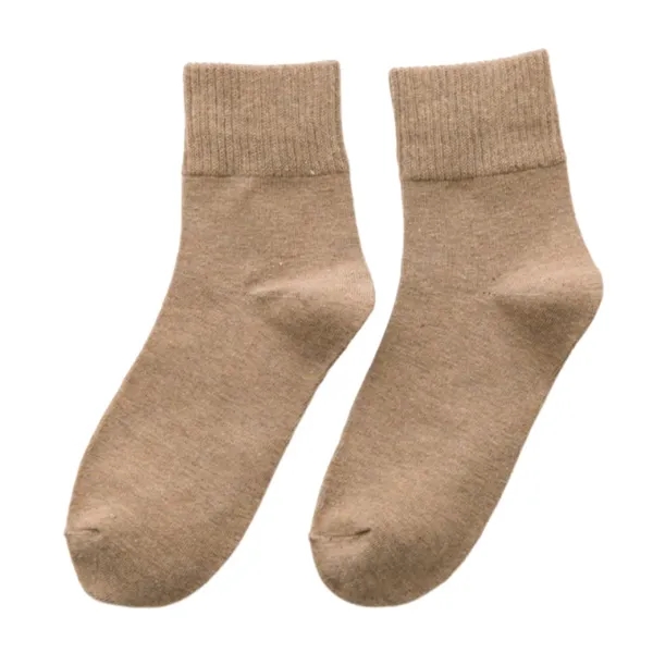 High ribbed women cotton socks plus full color heat transfer on... from ASI 37218 Athena Promo (tm)