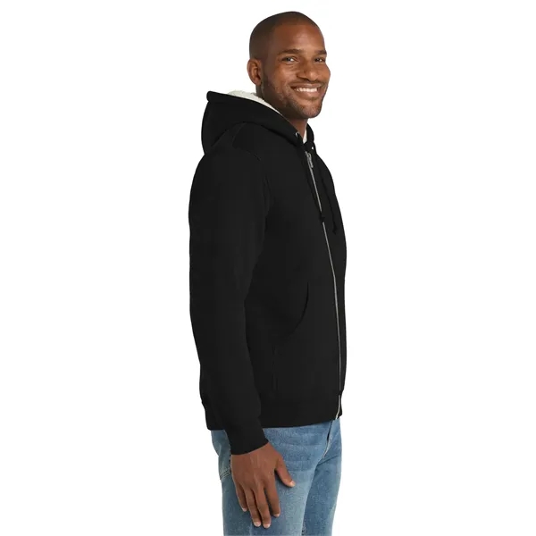 CornerStone Heavyweight Sherpa-Lined Hooded Fleece Jacket.... from ASI 84863 SanMar