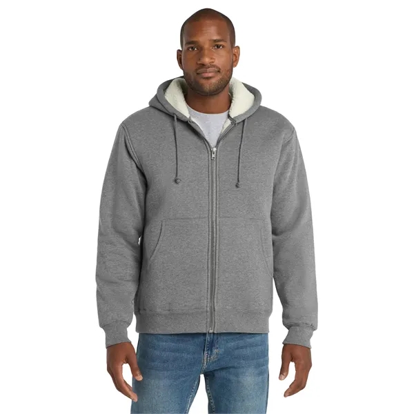 CornerStone Heavyweight Sherpa-Lined Hooded Fleece Jacket.... from ASI 84863 SanMar