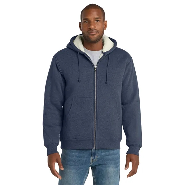 CornerStone Heavyweight Sherpa-Lined Hooded Fleece Jacket.... from ASI 84863 SanMar