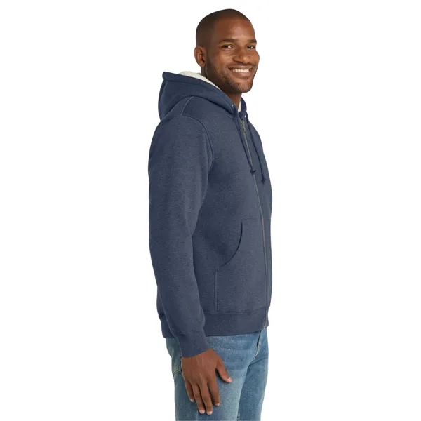 CornerStone Heavyweight Sherpa-Lined Hooded Fleece Jacket.... from ASI 84863 SanMar