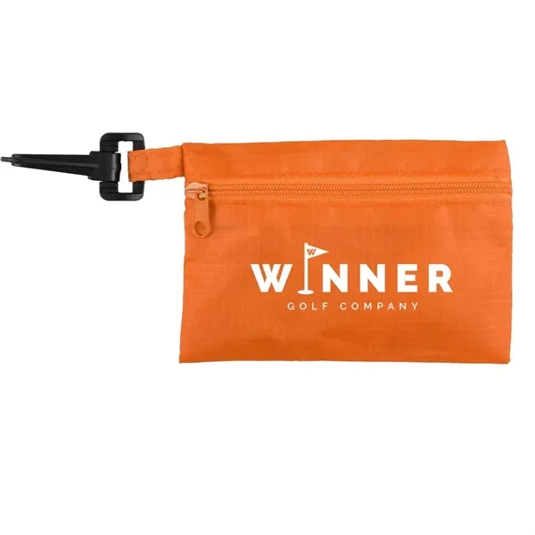 Golf first aid kit in a zip tote with clip for... from ASI 52840 Evans Manufacturing