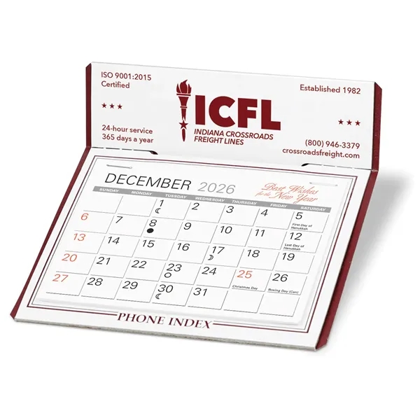 #1 Selling Desk Calendar in the industry customize in 3 areas,... from ASI 95280 Warwick Publishing Co / Warwick