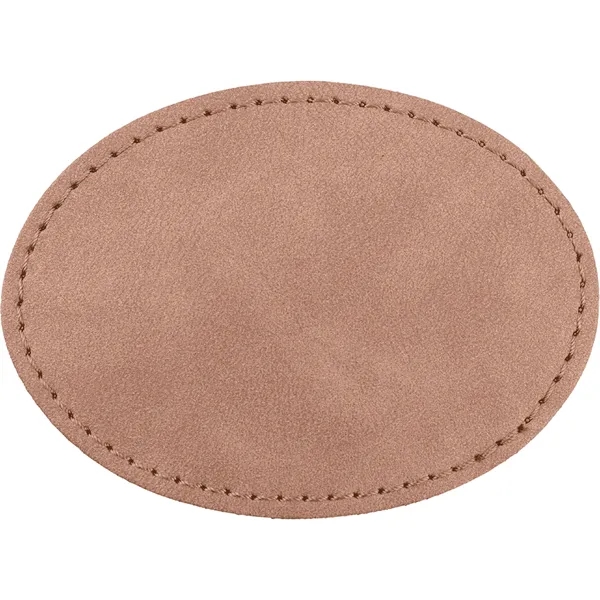 3.5" x 2.5" x 1/16" Hexagon PU Creekside leatherette garment patch.... from ASI 74601 Calico