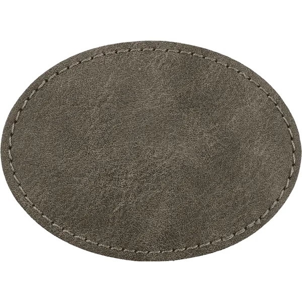 3.5" x 2.5" x 1/16" Hexagon PU Creekside leatherette garment patch.... from ASI 74601 Calico