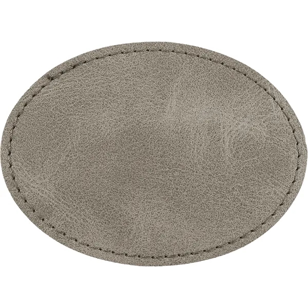 3.5" x 2.5" x 1/16" Hexagon PU Creekside leatherette garment patch.... from ASI 74601 Calico