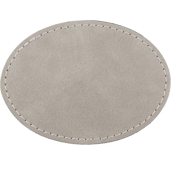 3.5" x 2.5" x 1/16" Hexagon PU Creekside leatherette garment patch.... from ASI 74601 Calico