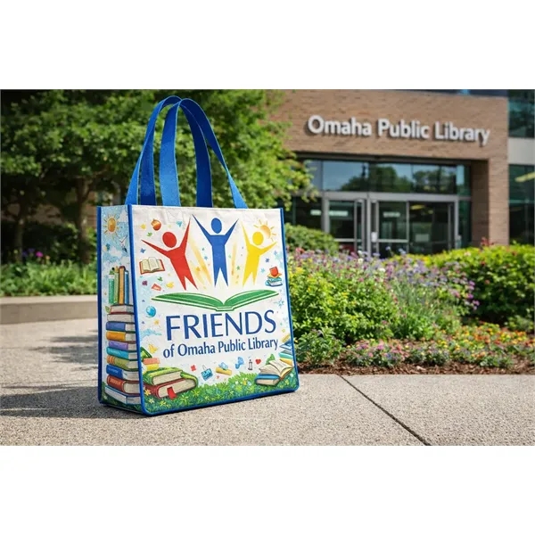 FULL COLOR LAMINATED NON WOVEN TOTE... from ASI 30112 ACE Products