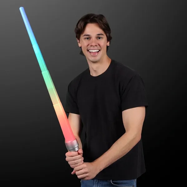 Blank or imprinted. Custom Multicolor LED Expandable Sword.... from ASI 34194 ALightPromos / Alight Promotional Products