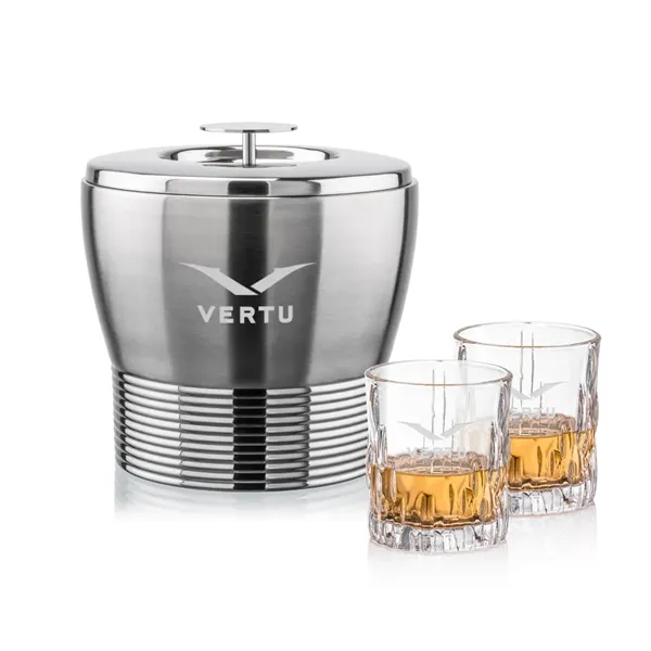 The Genoa Ice Bucket & On-the-Rocks Set is designed for effortless... from ASI 84592 St Regis Group