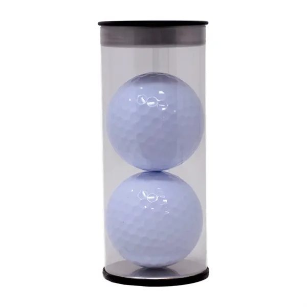 Two TaylorMade Distance Plus golf balls in a plastic tube.... from ASI 38120 Ball Pro / Diversified Quality Kitchenware