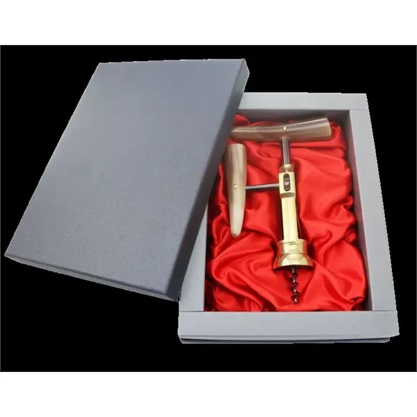 Corkscrew, Solid Brass with Genuine Antler Handle... from ASI 55450 Franmara Inc