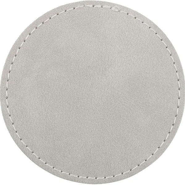 3" Round PU Creekside leatherette garment patch.... from ASI 74601 Calico