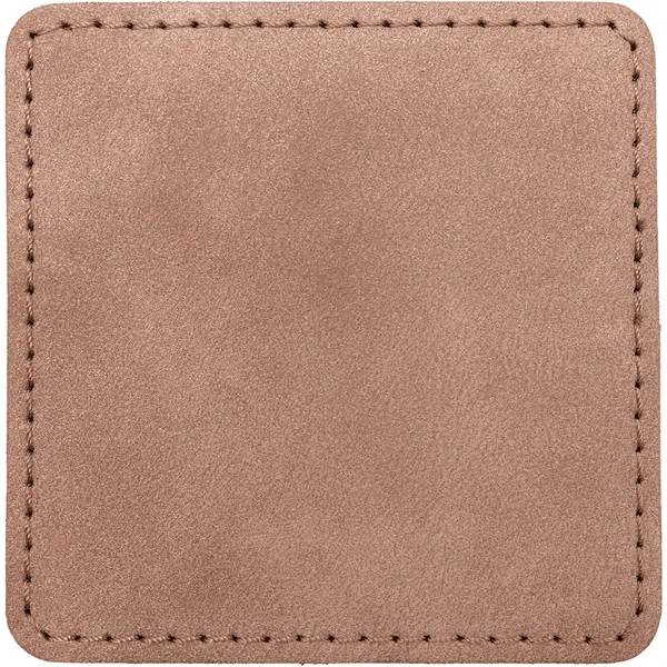 3" Square PU Creekside leatherette garment patch.... from ASI 74601 Calico