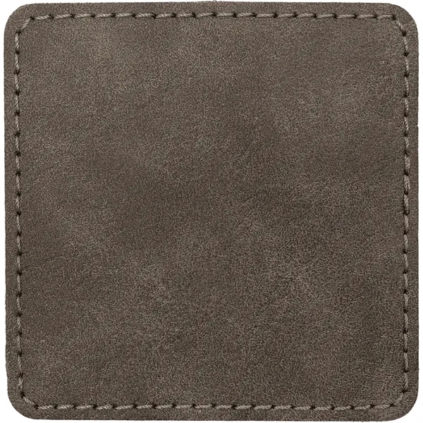 3" Square PU Creekside leatherette garment patch.... from ASI 74601 Calico