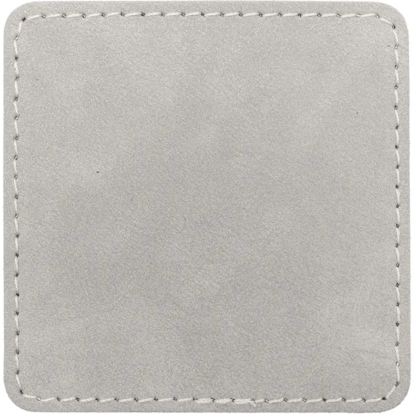 3" Square PU Creekside leatherette garment patch.... from ASI 74601 Calico