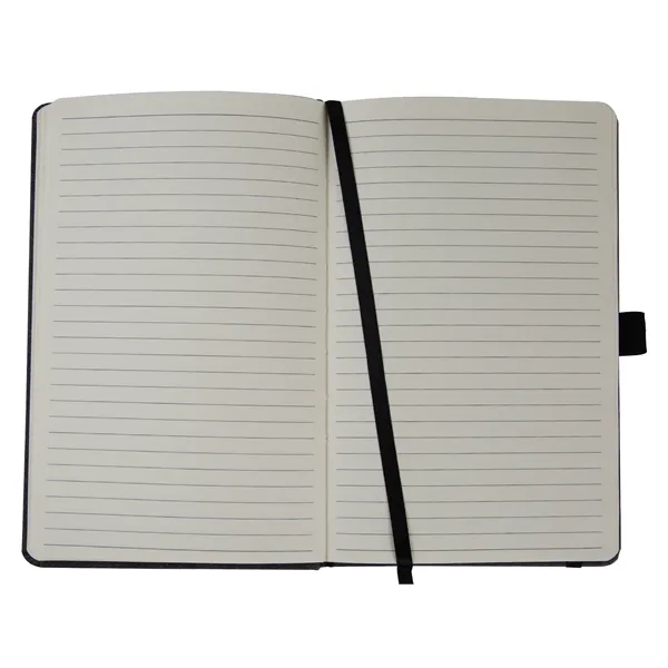 5.5x8.5 recycled leather journal w/ deboss, 80 sheets recycled filler, paper... from ASI 91340 Journalbooks/Timeplanner Calendars