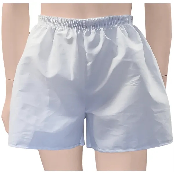 Unisex boxer shorts made of white muslin.... from ASI 31260 AdCapitol