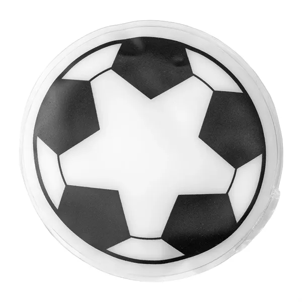 Soccer ball cold pack filled with cool soothing gel.... from ASI 34415 Alpi International LTD