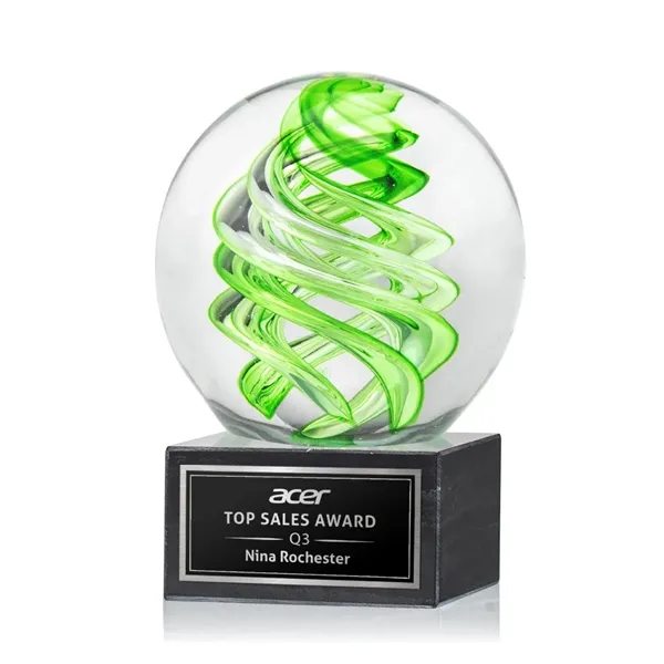 Vortex Award on Square Marble Base - Black... from ASI 84592 St Regis Group / St Regis