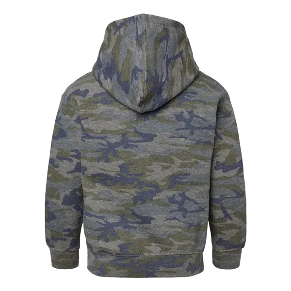 Youth pullover hooded sweatshirt made of 60/40 cotton/polyester fleece with coverstitched... from ASI 84358 S&S Activewear
