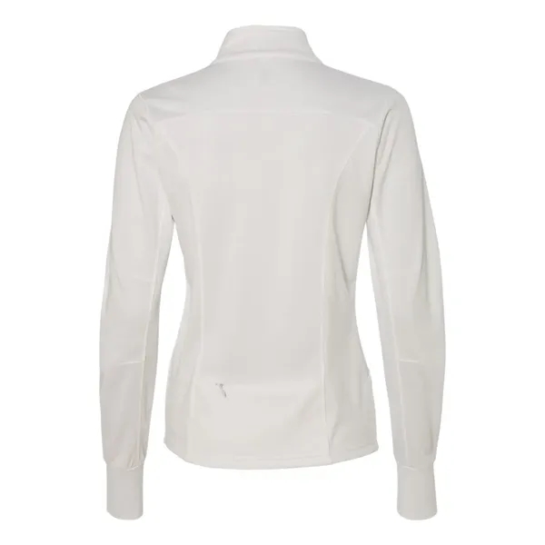 Women's Poly-Tech full-zip track jacket with an exposed coil zipper, hidden... from ASI 84358 S&S Activewear
