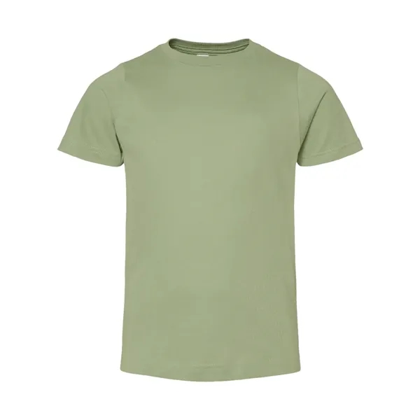 Soft form fitting fine jersey youth T-shirt. Blank product.... from ASI 84358 S&S Activewear