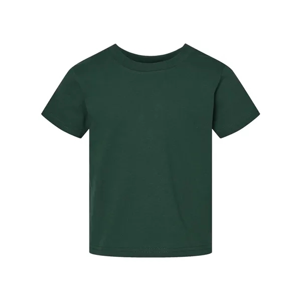 Toddlers 100% cotton jersey short sleeve T-shirt with ribbed crew neck.... from ASI 84358 S&S Activewear