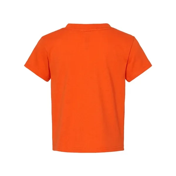 Toddlers 100% cotton jersey short sleeve T-shirt with ribbed crew neck.... from ASI 84358 S&S Activewear