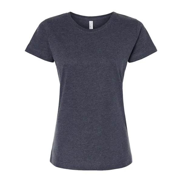 Women's fine jersey longer length T-shirt. Blank product.... from ASI 84358 S&S Activewear