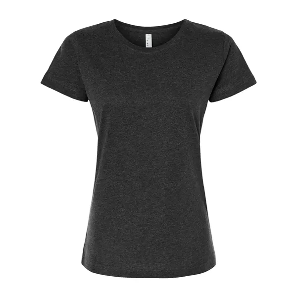 Women's fine jersey longer length T-shirt. Blank product.... from ASI 84358 S&S Activewear