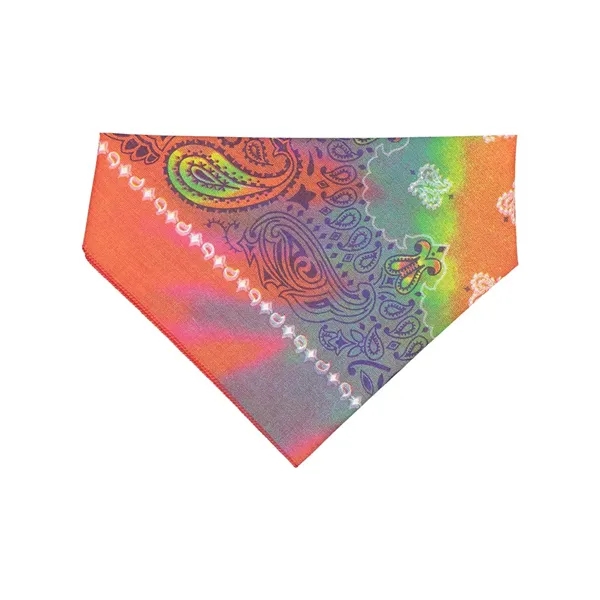 50% cotton / 50% polyester woven fabric bandana measuring 30" wide... from ASI 84358 S&S Activewear